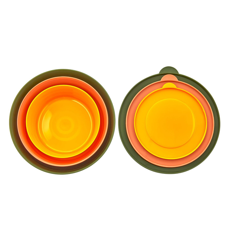 SET 3 BOITES PLASTIQUE ALIMENTAIRE AVEC COUVERCLE 400 CC / 700 CC / 1100 CC MIX COULEURS