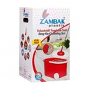 SET SEAU NETTOYAGE A ROULETTES 17 LITRES + 1 SERPILLERE MIXE ROUGE/BLEU