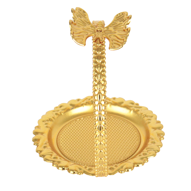 MINI PRESENTOIR METAL DECO 10X11 CM MODELE OR 