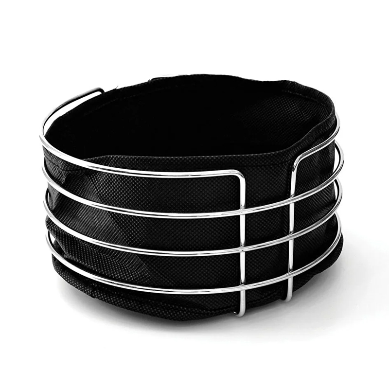 PANIER A PAIN DECO METAL 20X12 CM MODELE ARGENT