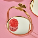 SET 3 PRESENTOIRS METAL DECO 12/15/18 CM MODELE OR 