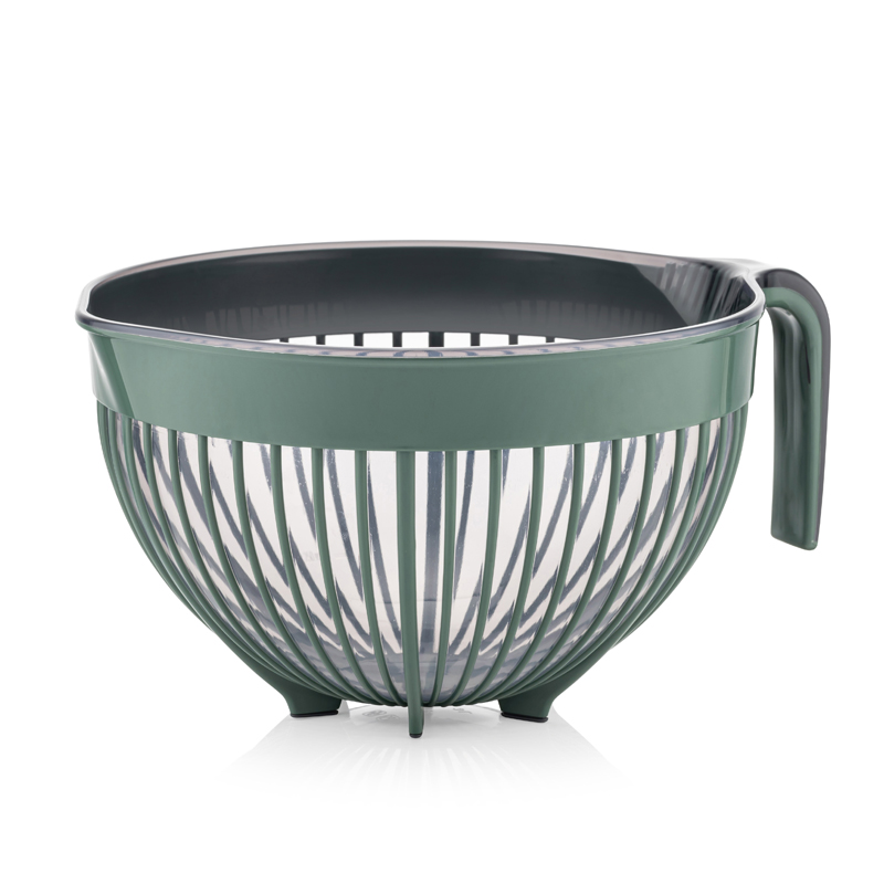 BOL A MIXER 22X26.5X13 CM MIX ROUGE/BLANC/GRIS