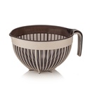 BOL A MIXER 22X26.5X13 CM MIX ROUGE/BLANC/GRIS