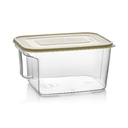 BOITE RANGEMENT ALIMENTAIRE PLASTIQUE COULEUR MAT 2.6 LITRES