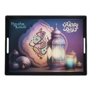 PLATEAU LUXE RAMADAN/EID MUBARAK 22X29 CM MIX DESIGNS