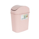 MINI POUBELLE DECO (2,5 LT) MIX GRIS/BEIGE/ROSE/BLANC