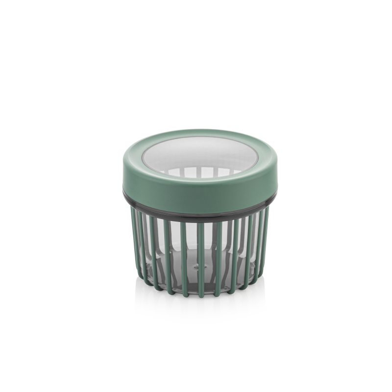 BOITE CONSERVATION ALIMENT SEC DECO 550 ML MIX BEIGE/VERT
