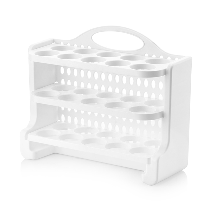 BOITE A ŒUF 3 NIVEAUX 27X17X10 CM COULEUR BLANC
