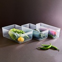 RANGEMENT REFREGIRATEUR 30X15X10 CM TRANSPARENT