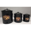 SET RANGE LEGUME METAL 3 PIECES