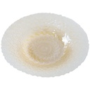 BOL FRUIT DECO EN VERRE 40 CM  TRANSPARENT AMBRE