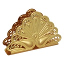 PORTE PAPIER DECO METAL 14X10 CM MODELE OR 