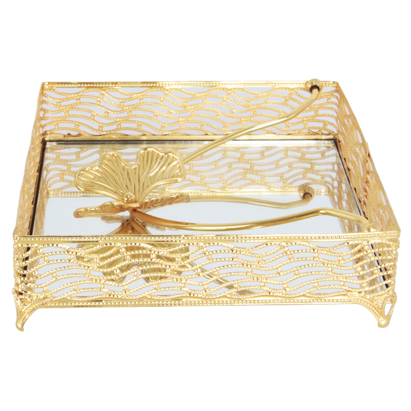 PORTE PAPIER DECO 18X5 CM MODELE OR 