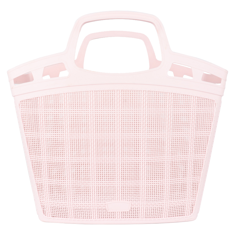 SAC RANGEMENT 46X42X20 CM MIX ROSE/BLANC/ROUGE/CREME