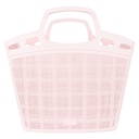 SAC RANGEMENT 46X42X20 CM MIX ROSE/BLANC/ROUGE/CREME