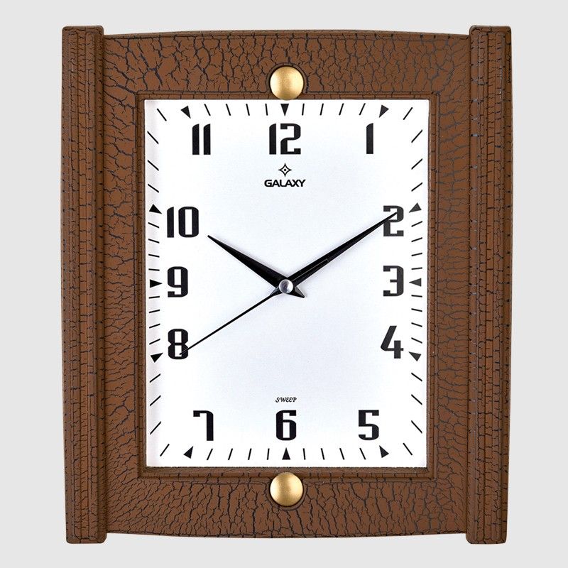 HORLOGE DECORATIVE MURALE 25X29.5 CM MIX OR/CUIVRE