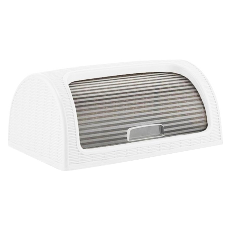 BOITE A PAIN 28X19X42 CM AVEC BOITE INDIVIDUELLE COULEUR BLANC