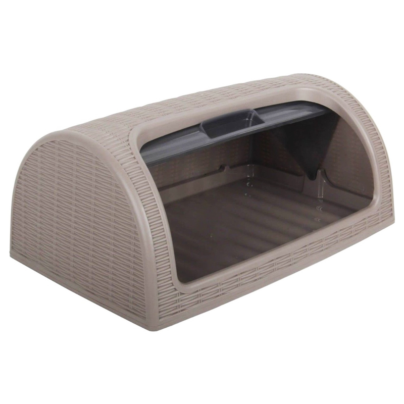 BOITE A PAIN 28X19X42 CM AVEC BOITE INDIVIDUELLE COULEUR MARRON