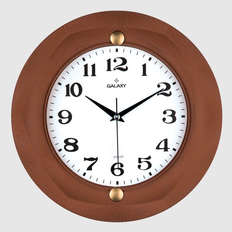 HORLOGE DECORATIVE MURALE 29 CM MIX OR/CUIVRE/ARGENT