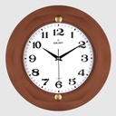 HORLOGE DECORATIVE MURALE 29 CM MIX OR/CUIVRE/ARGENT