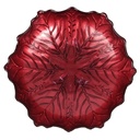 ASSIETTE DECO 16 CM MIX OR/CUIVRE/ROUGE