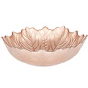 ASSIETTE DECO 16 CM MIX OR/CUIVRE/ROUGE