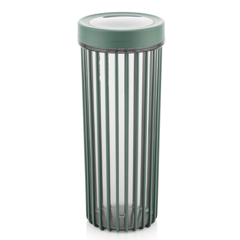 BOITE CONSERVATION ALIMENT SEC DECO 1700 ML MIX BEIGE/VERT/GRIS