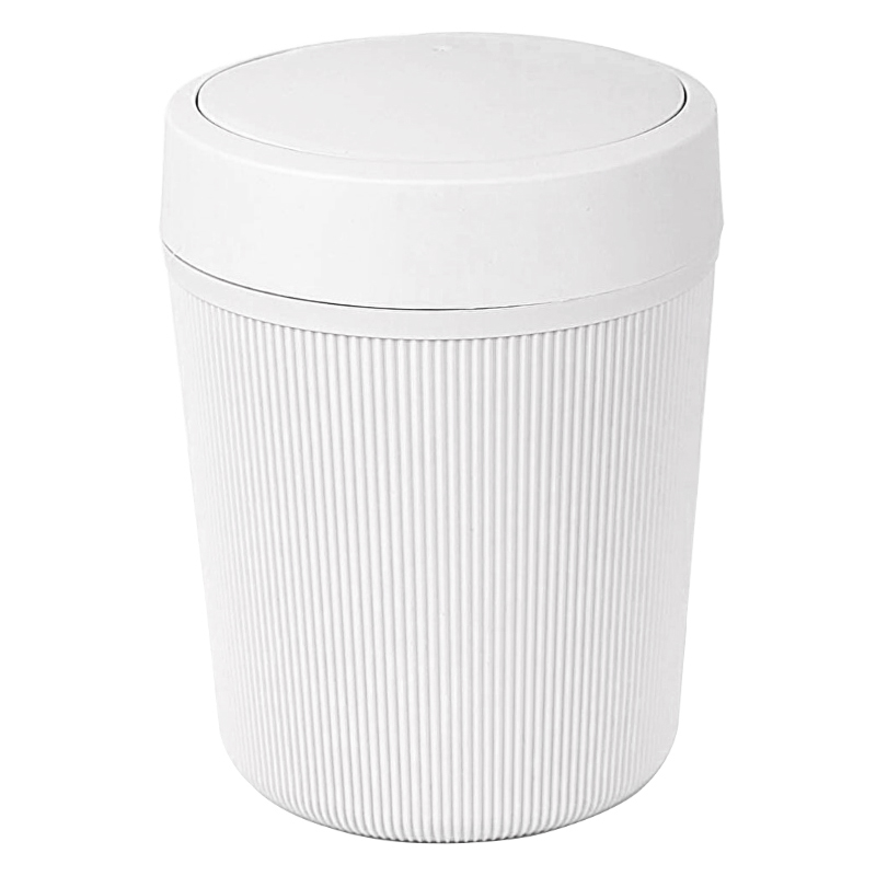 POUBELLE PLASTIQUE 4.2  LITRES MIX ROSE/GRIS/BEIGE/CREME