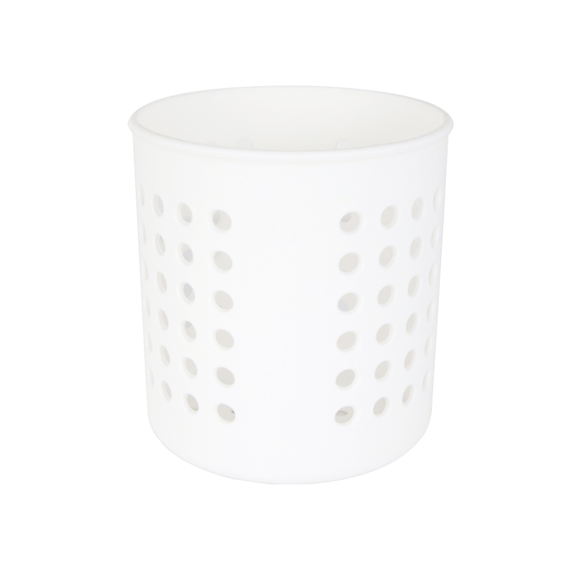 PORTE COUVERTS PLASTIQUE 12X13 CM COULEUR MIX BLANC/NOIRE/BEIGE/GRIS