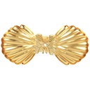 PRESENTOIR DECO METAL 2 COMPARTIMENTS 8X7 / 18X8 CM MODELE OR