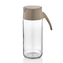 BOUTEILLE HUILE 500 CC EN VERRE MIX BEIGE/NOIR/CREME