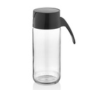 BOUTEILLE HUILE 500 CC EN VERRE MIX BEIGE/NOIR/CREME