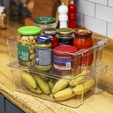 RANGEMENT REFREGIRATEUR 33X21X10 CM TRANSPARENT