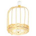 CAGE DECO METAL 32X26 CM MODELE OR 