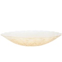 BOL FRUIT DECO EN VERRE 40 CM  TRANSPARENT AMBRE