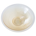 BOL FRUIT DECO EN VERRE 34 CM TRANSPARENT AMBRE 