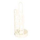 PORTE PAPIER DECO METAL COULEUR BEIGE