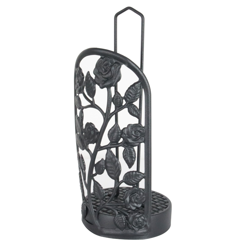 PORTE PAPIER DECO METAL COULEUR NOIR