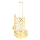 PORTE PAPIER DECO METAL MODELE OR