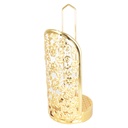 PORTE PAPIER DECO METAL MODELE OR