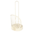 PORTE PAPIER DECO METAL COULEUR BEIGE