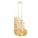 PORTE PAPIER DECO METAL MODELE OR