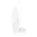 PORTE PAPIER DECO METAL COULEUR BLANC