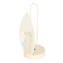 PORTE PAPIER DECO METAL COULEUR BEIGE