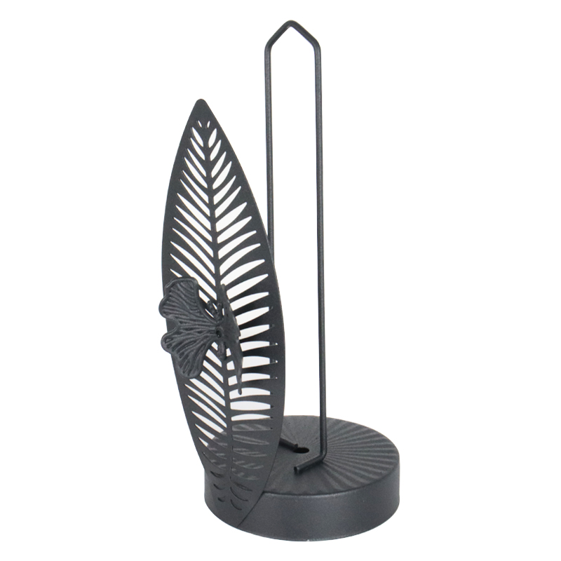 PORTE PAPIER DECO METAL COULEUR NOIR