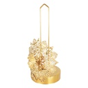 PORTE PAPIER DECO METAL MODELE OR
