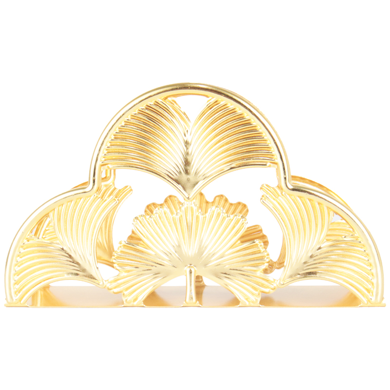 PORTE PAPIER DECO METAL 4X16X10 CM MODELE OR 