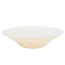 BOL FRUIT DECO EN VERRE 30 CM TRANSPARENT AMBRE 