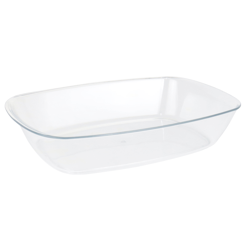 PLAT CRYSTAL PLASTIQUE TRANSPARENT 17 CM