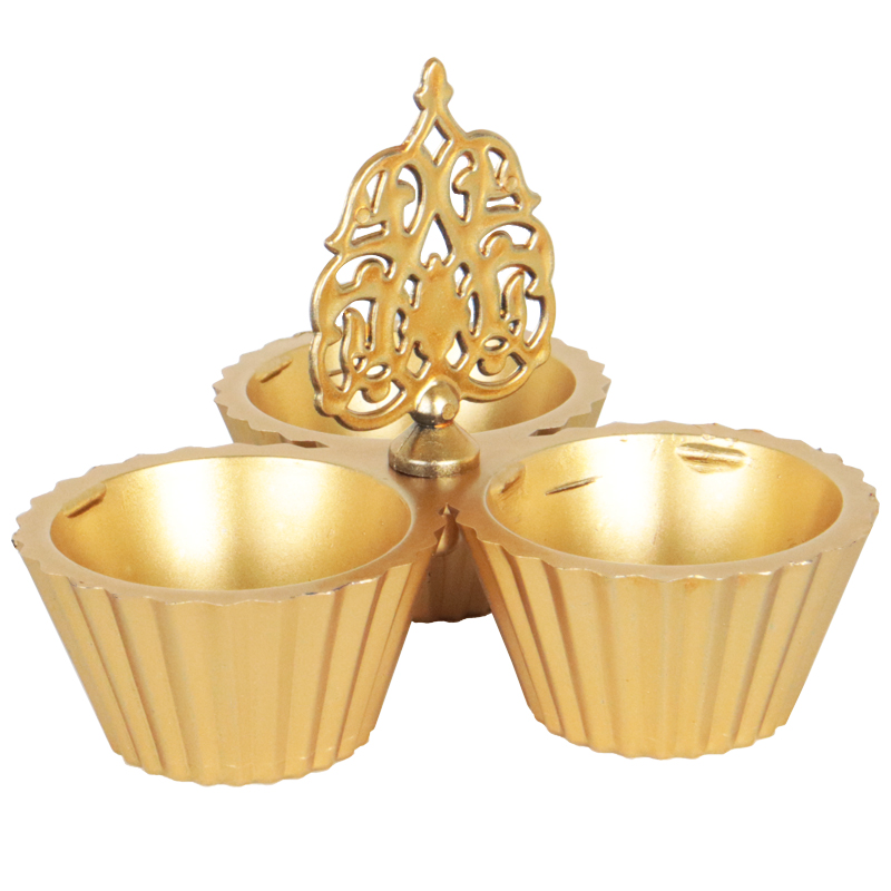 SUPPORT EPICE 3 COMPARTIMENTS 11X7 CM MODELE OR